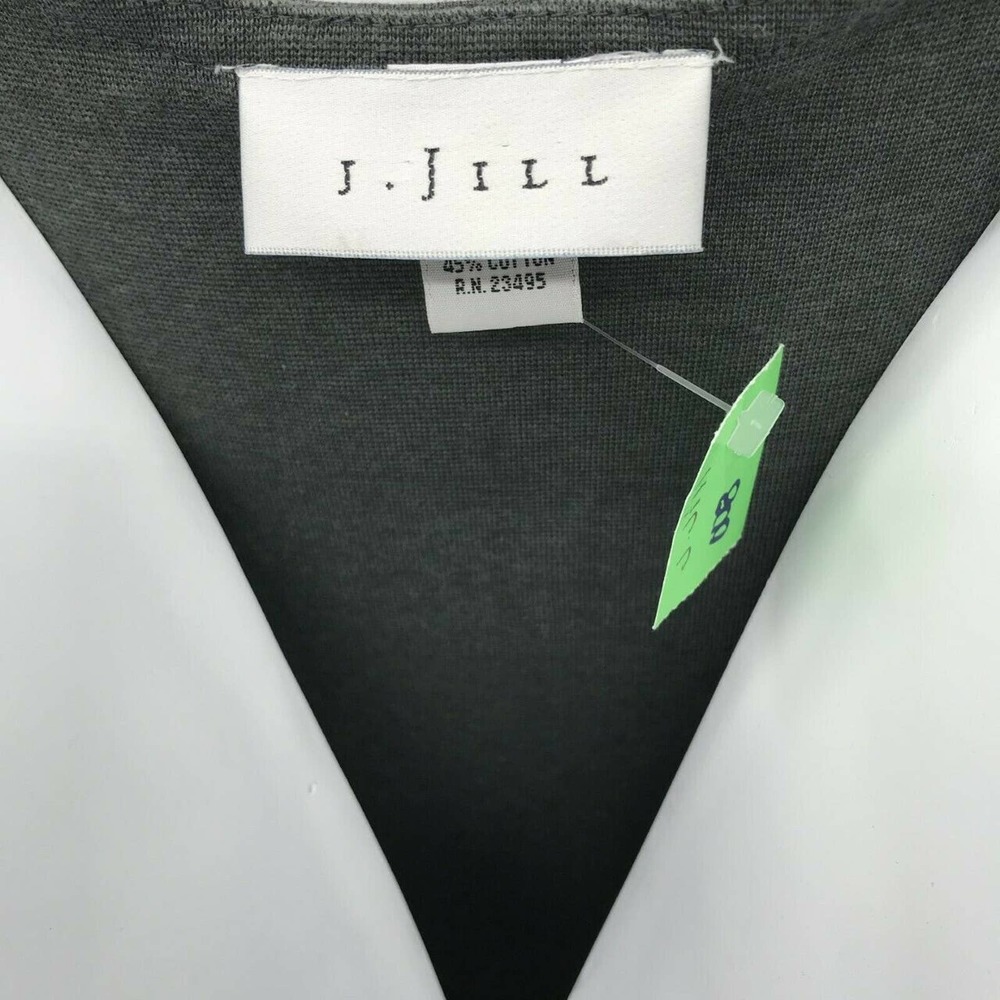 J. Jill Women's Sleeveless Shirt Tent Dress Size Small Green Knit Relaxed Fit - Picture 3 of 7